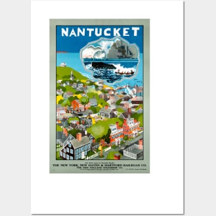 Vintage Travel Poster USA Nantucket Posters and Art